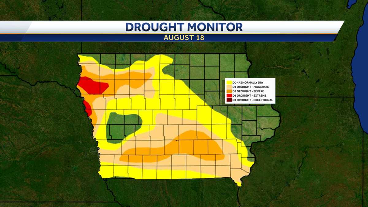 Iowa's drought conditions worsen in latest report