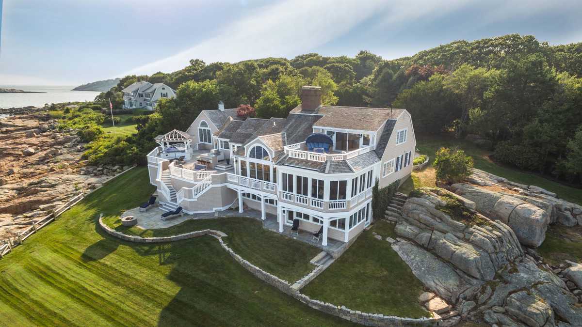 4.19M spectacular home perched over Gloucester Harbor