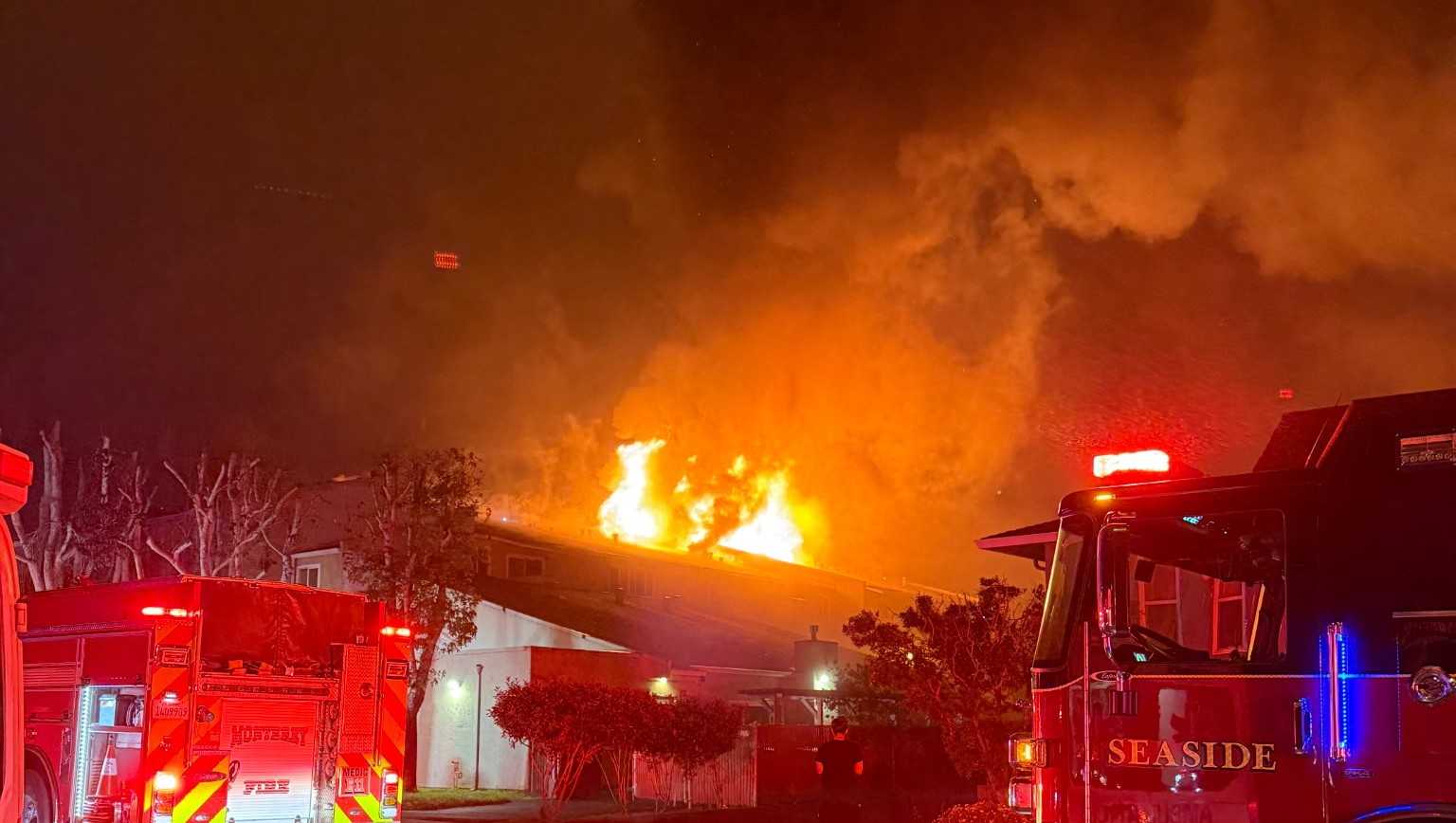 Monterey apartment complex fire reports first death