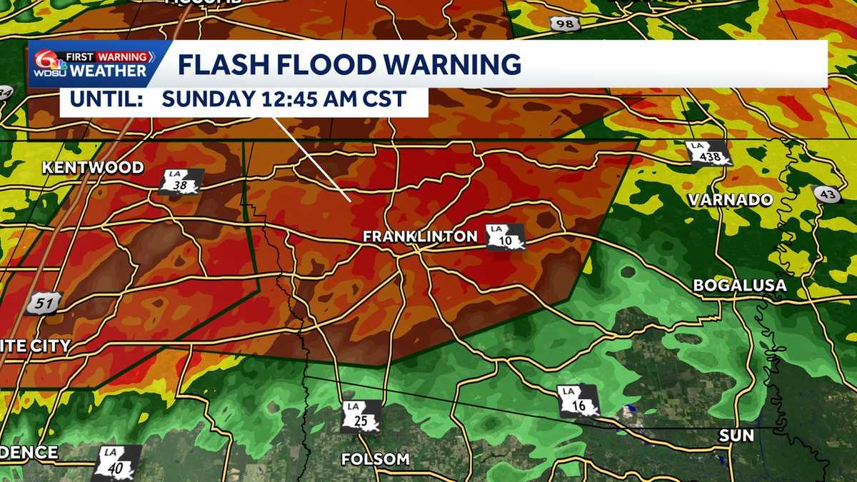 Flash Flood Warning now in effect for Washington Parish