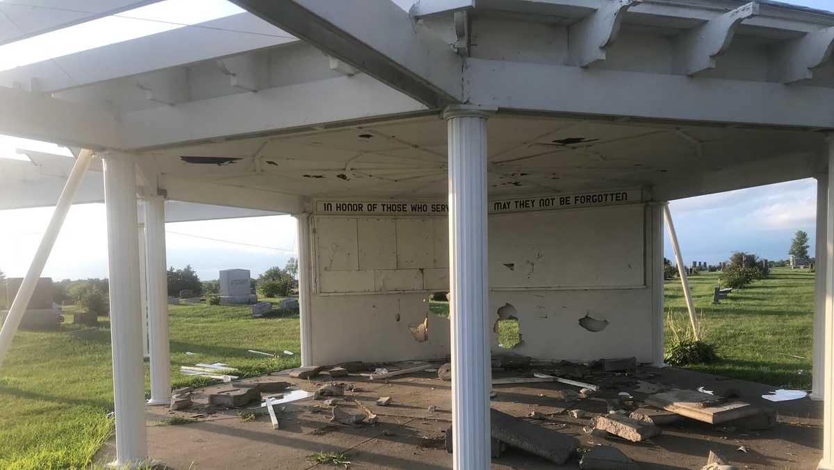 Leon Cemetery Damage