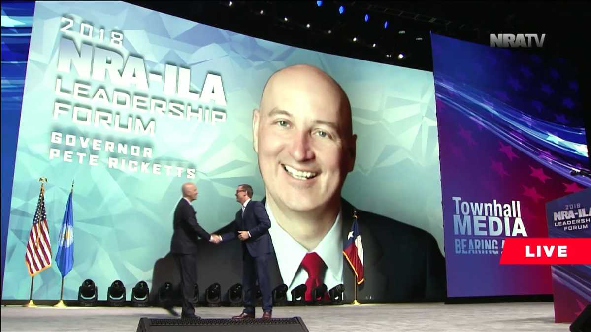 Gov Ricketts' NRA appearance draws praise and fire