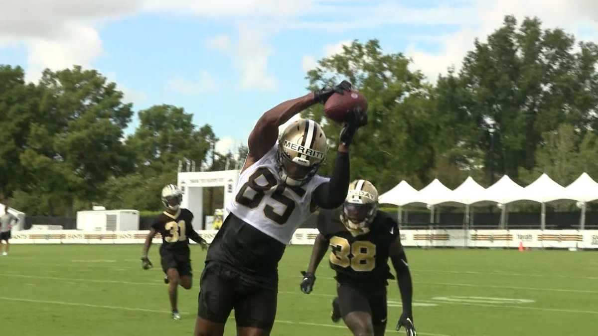 BRPROUD  Saints wide receiver Kirk Merritt is taking snaps as running back