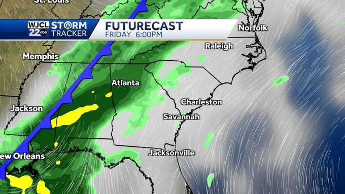 Tracking a cold front, rain for late this week