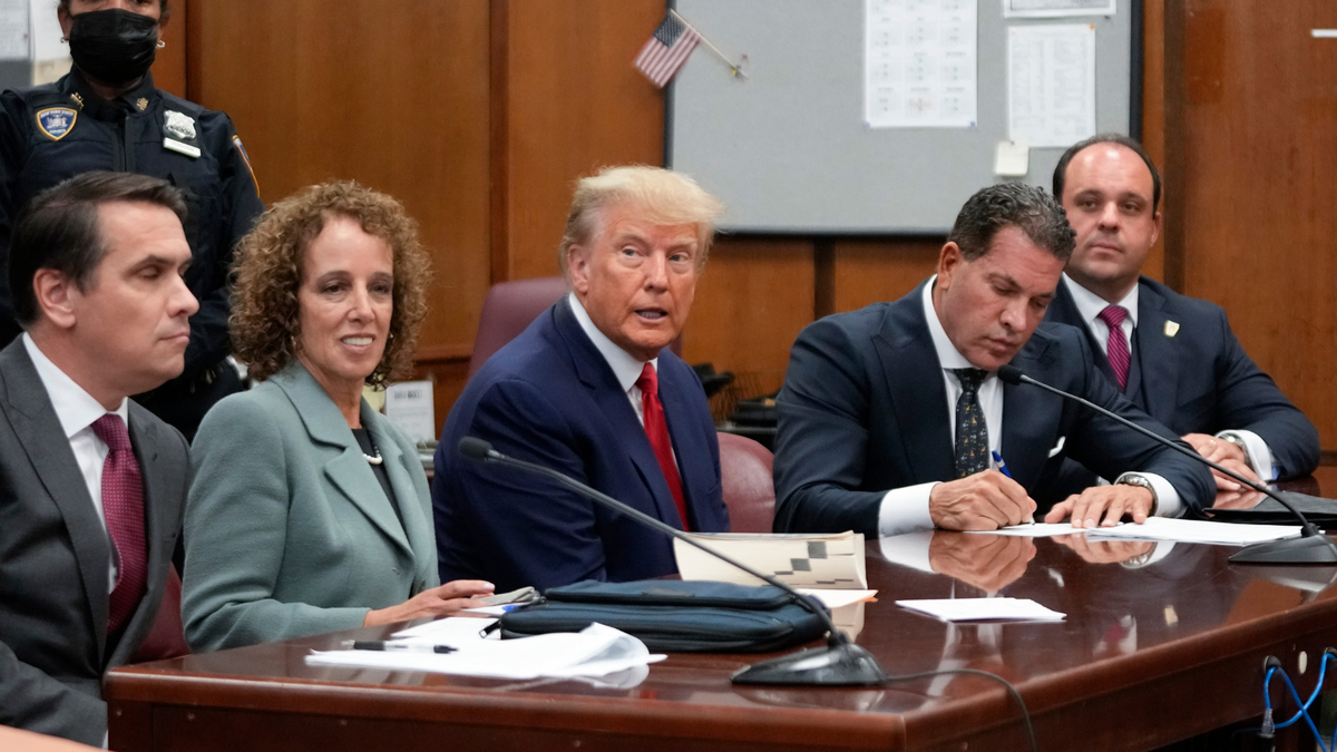 Former president Trump arraigned on over 30 charges