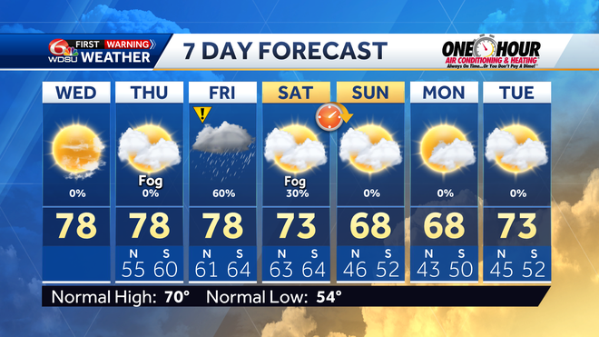 7 day forecast