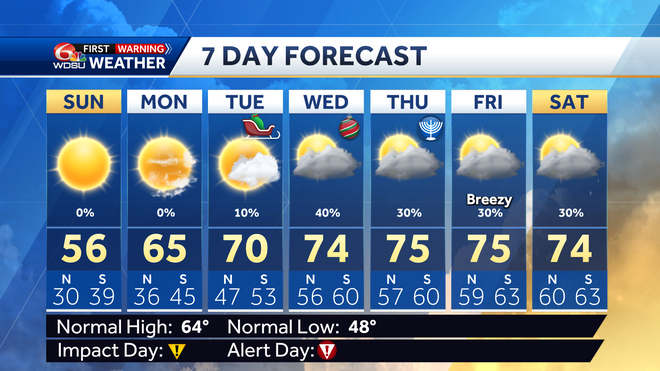 7 day forecast