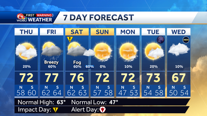 7 day forecast