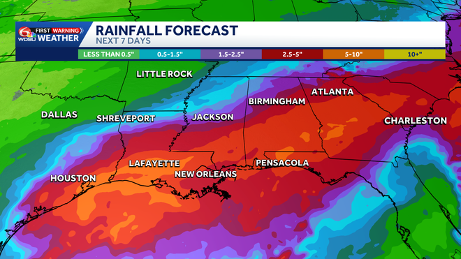 Weather Impact Day Monday-Monday Night. More rain & few storms on the way!