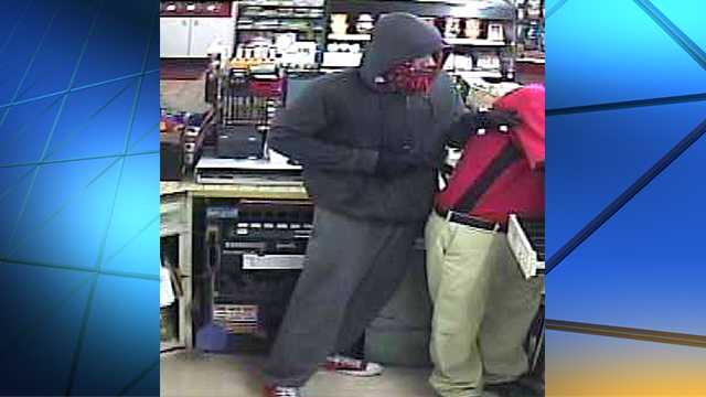 Police search for man caught on camera robbing NW OKC convenience store
