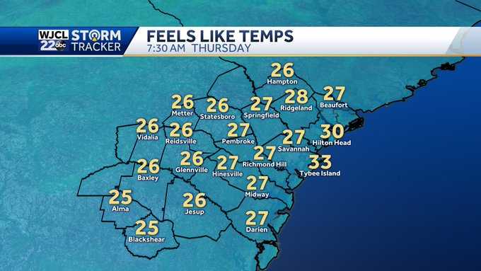 Wintry temperatures return...a freeze possible this week - WJCL