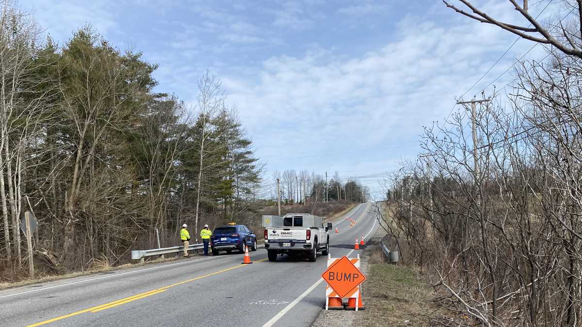 Traffic alert: Sinkhole closes busy Route 237 in Gorham