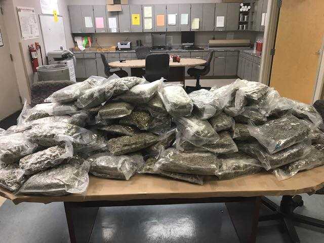 90 Pounds Of Marijuana Seized After Forsyth County Traffic Stop