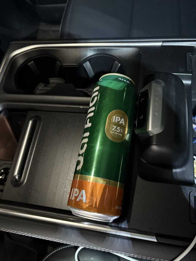 beverage in car