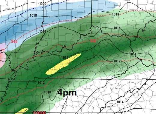 A lot of rain, a little snow: Here's when flurries return to Louisville