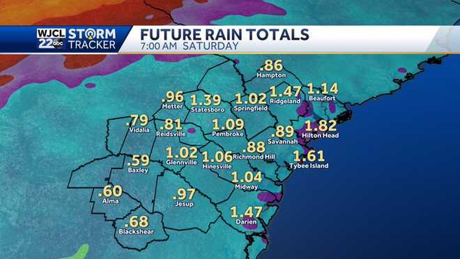 Rainy Muggy Work Week Ahead