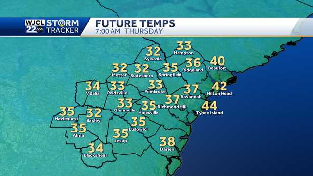 Savannah: Chilly temperatures, then a weekend warmup - Vimarsana News
