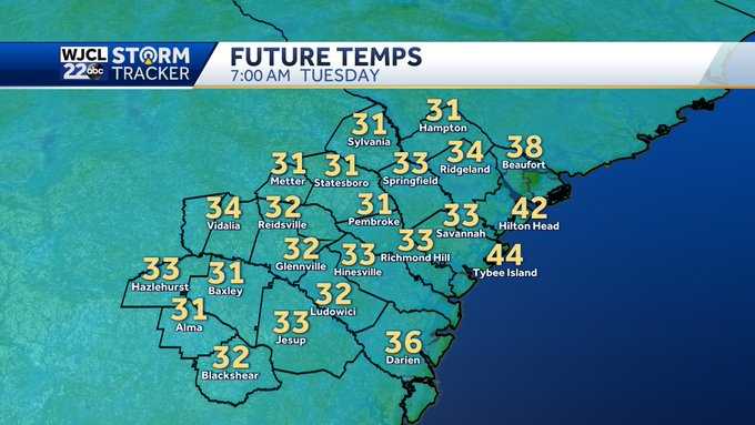 Savannah 70s Forecast For Early December