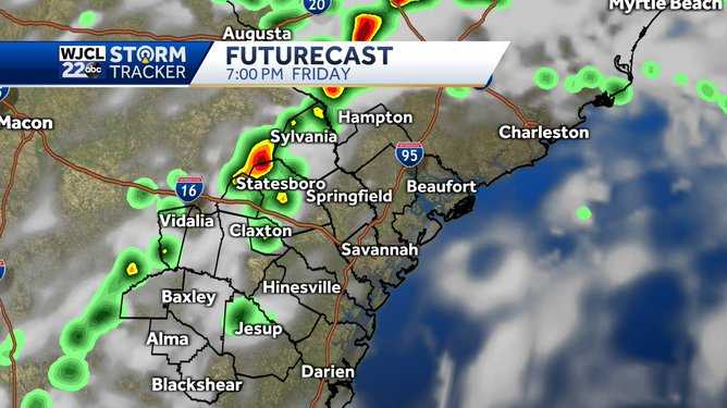 Isolated severe storms possible