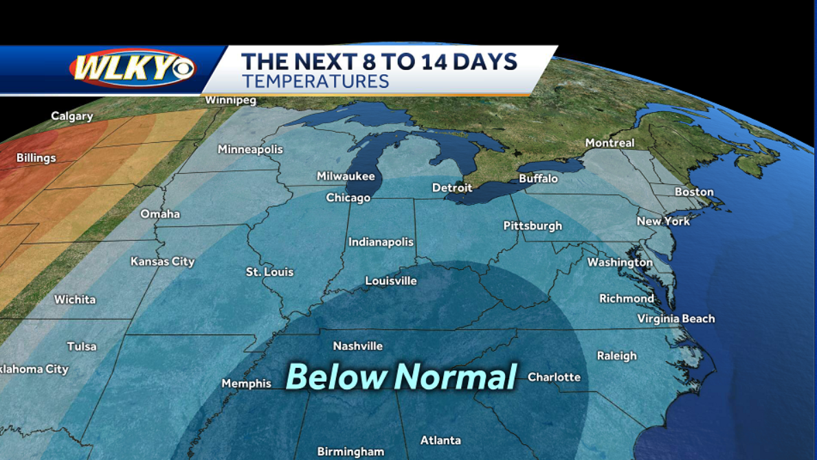 Warm temperatures ahead for the weekend, big changes next week