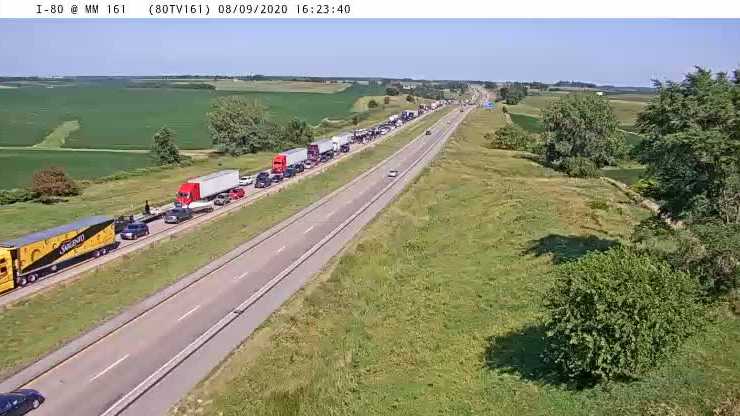 Update: Lanes reopen on I-80 after crash
