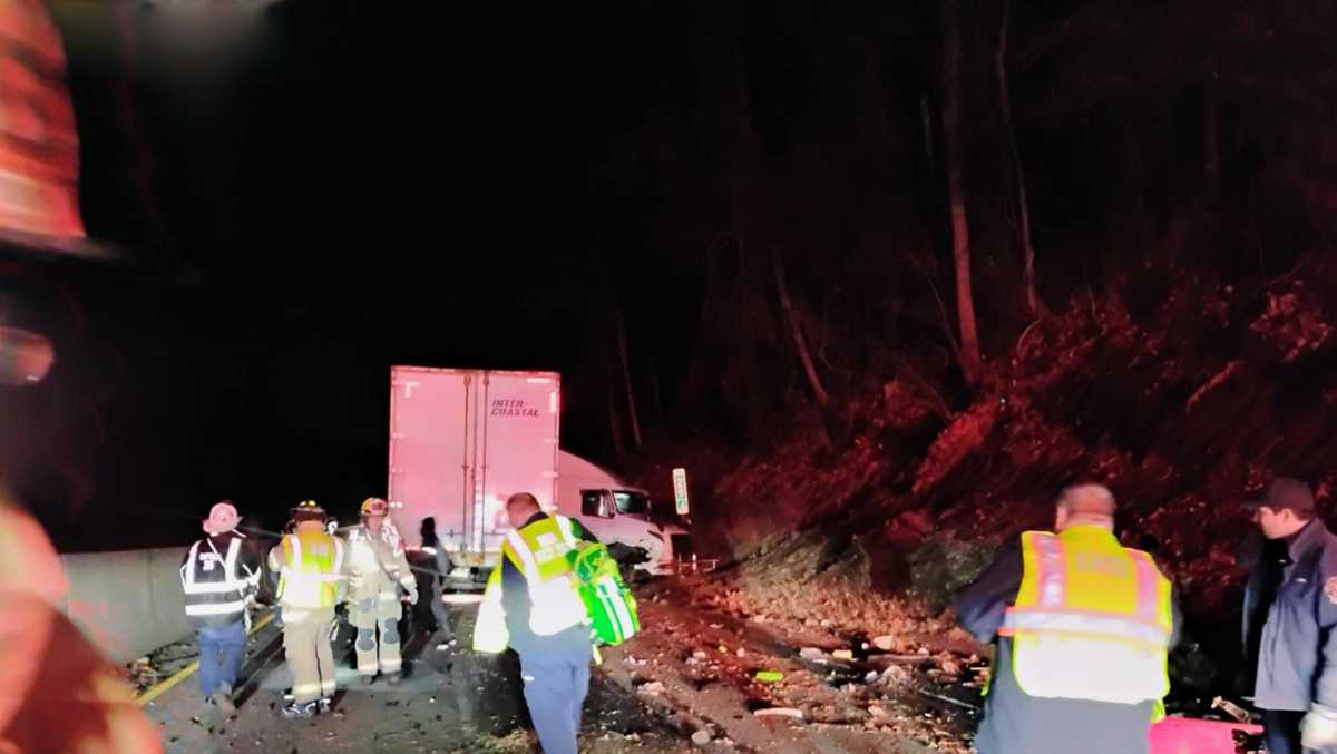 Photos: Tractor-trailer demolishes unoccupied car on Interstate 83 in ...
