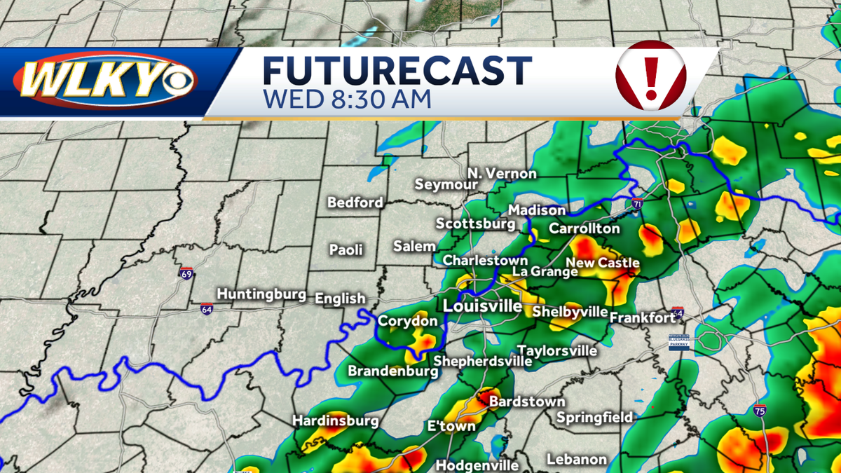 Timeline: Severe storms Tuesday, Wednesday in Louisville