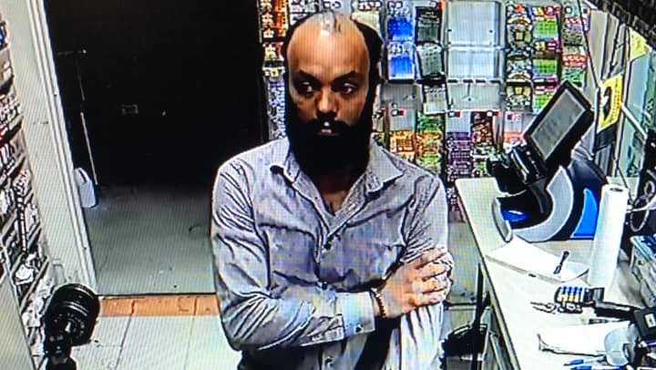 Police say the man stole lottery tickets, cigarettes and money, in addition to his employment folder which contained his personal information.