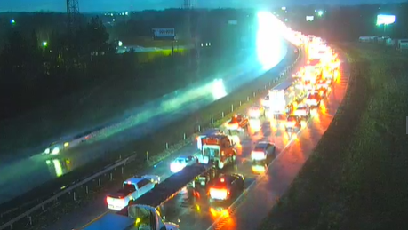 Lanes reopen on I-85 southbound after crash blocked all lanes earlier ...