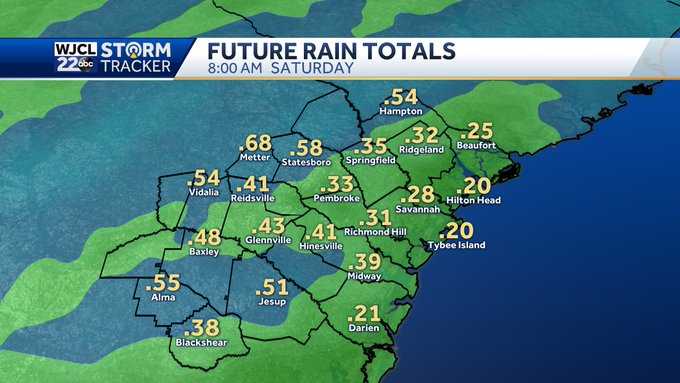 Another round of rain on the way for Friday - WJCL