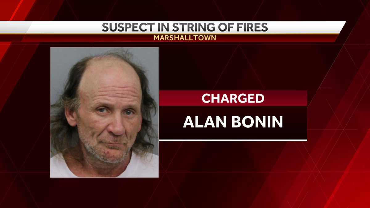 Iowa crime: Suspect charged for string of fires in Marshalltown