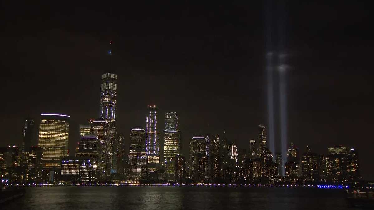 WATCH: 9/11 tribute lights in lower Manhattan