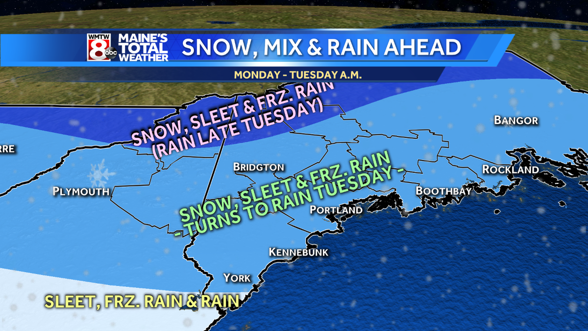 Icy mix could create hazardous travel conditions for Tuesday commute
