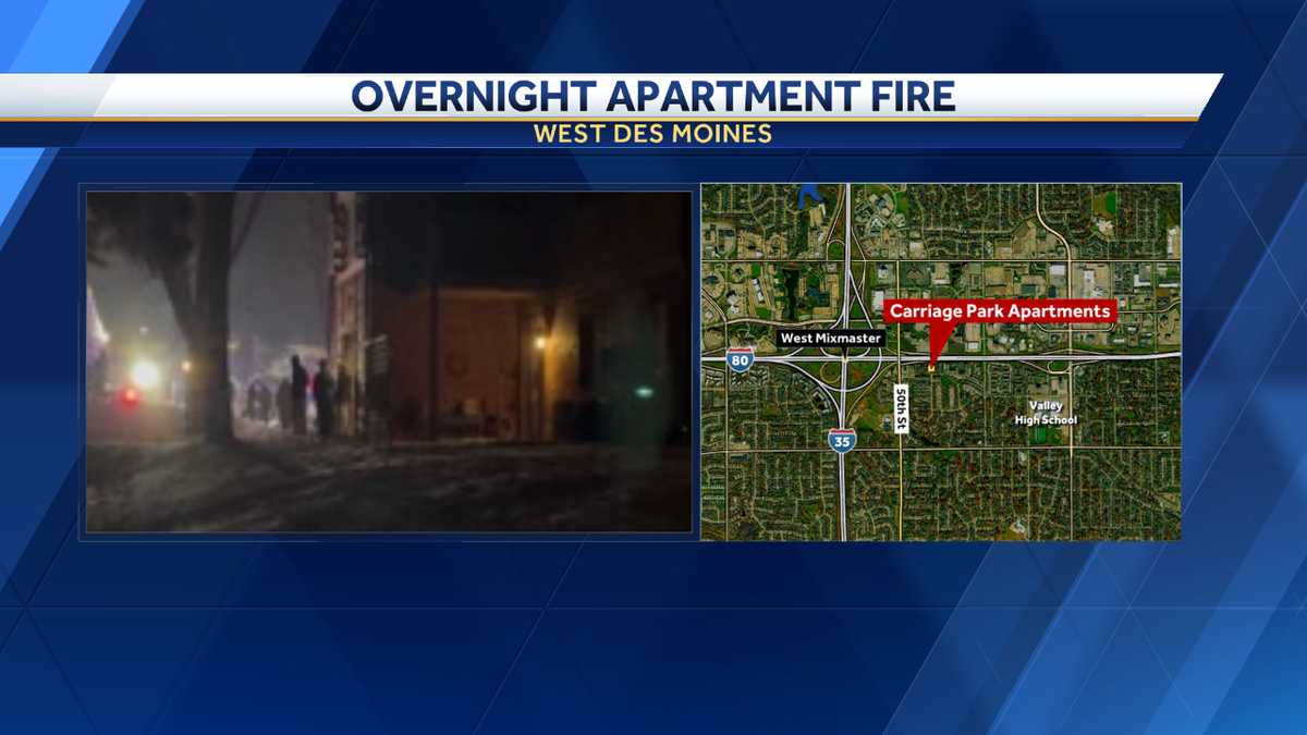 No injuries after fire starts in West Des Moines apartment