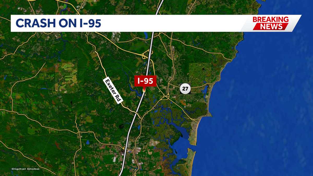 Open road tolling lanes shut down on I-95 South after crash