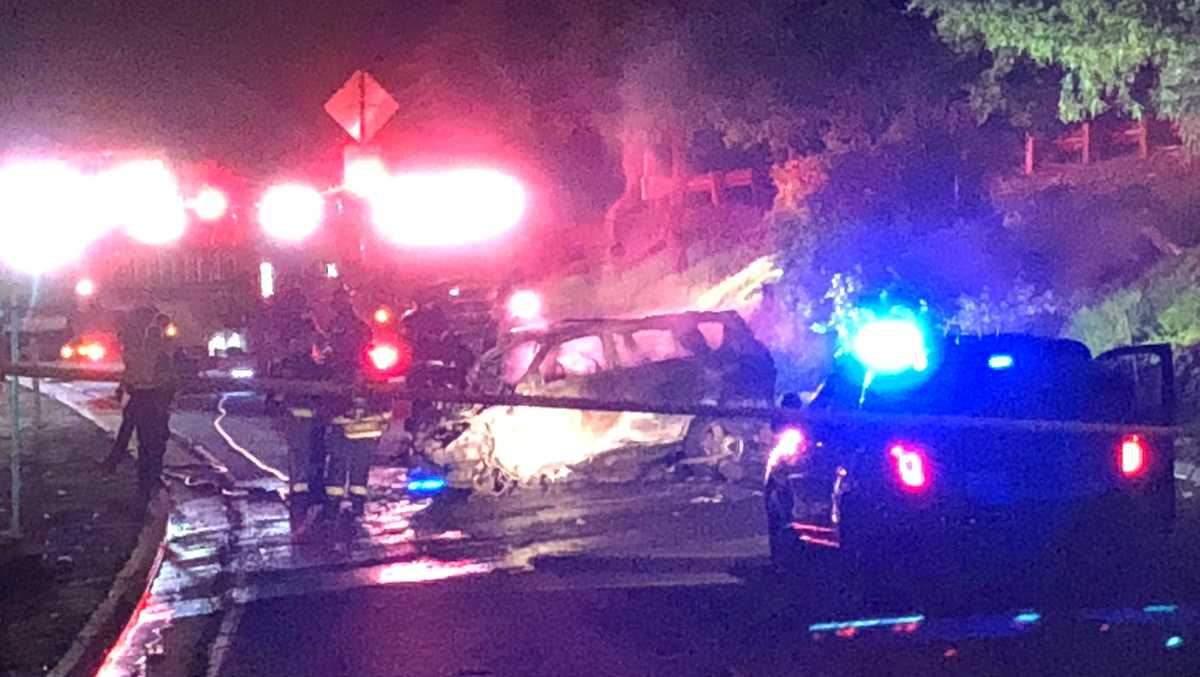 1 person killed in fiery crash on Hwy. 99 offramp in Sacramento