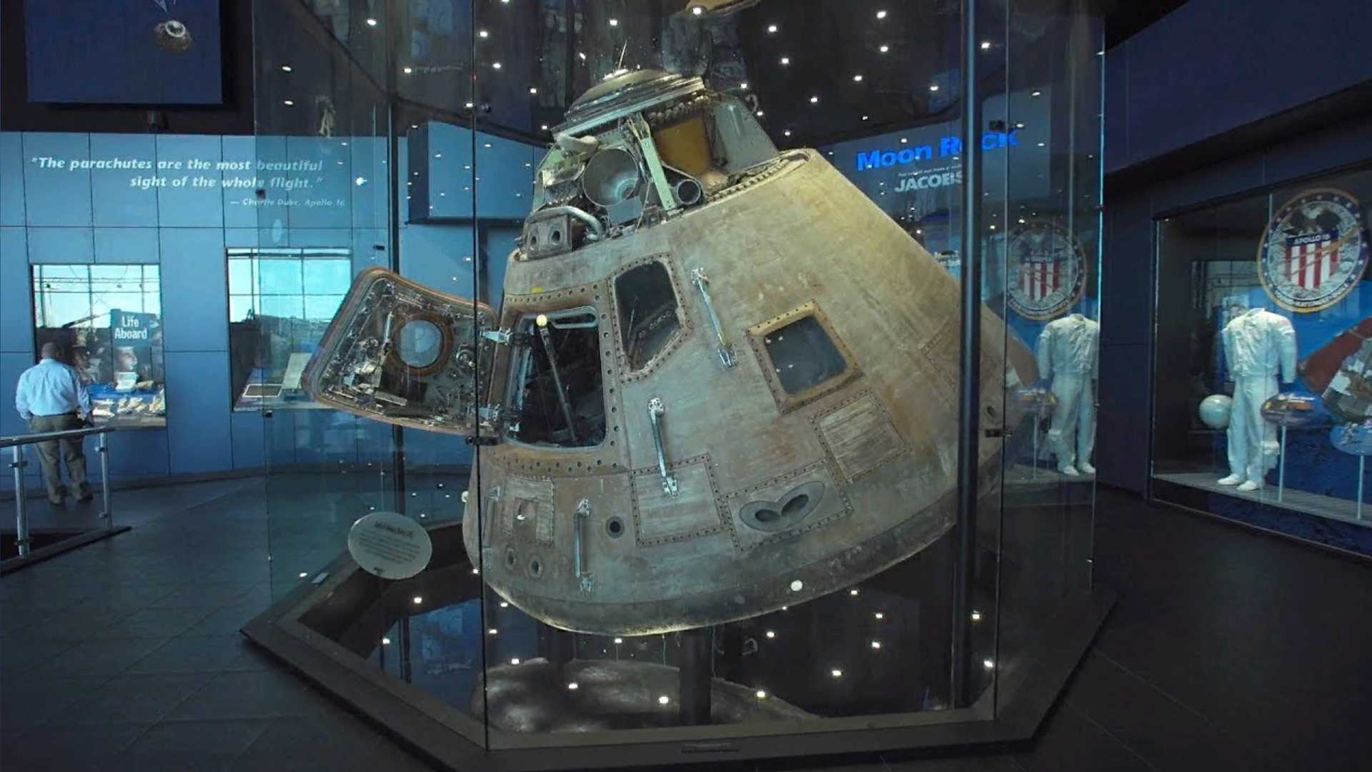 Workers clean Apollo 16 spaceship ahead of 50th anniversary - WVTM
