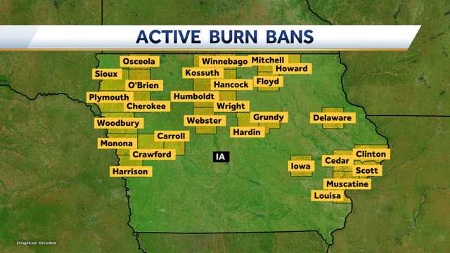 More than two dozen Iowa counties under burn ban - Vimarsana News