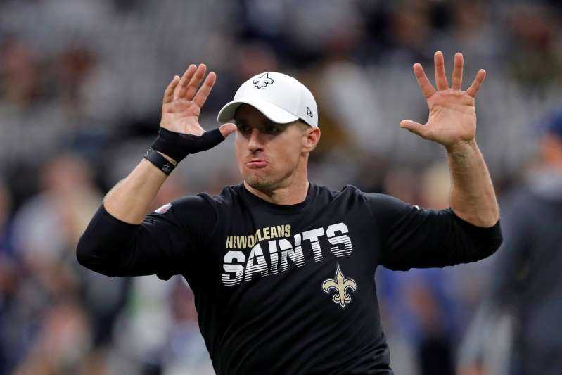 Drew Brees posts video throwing footballs