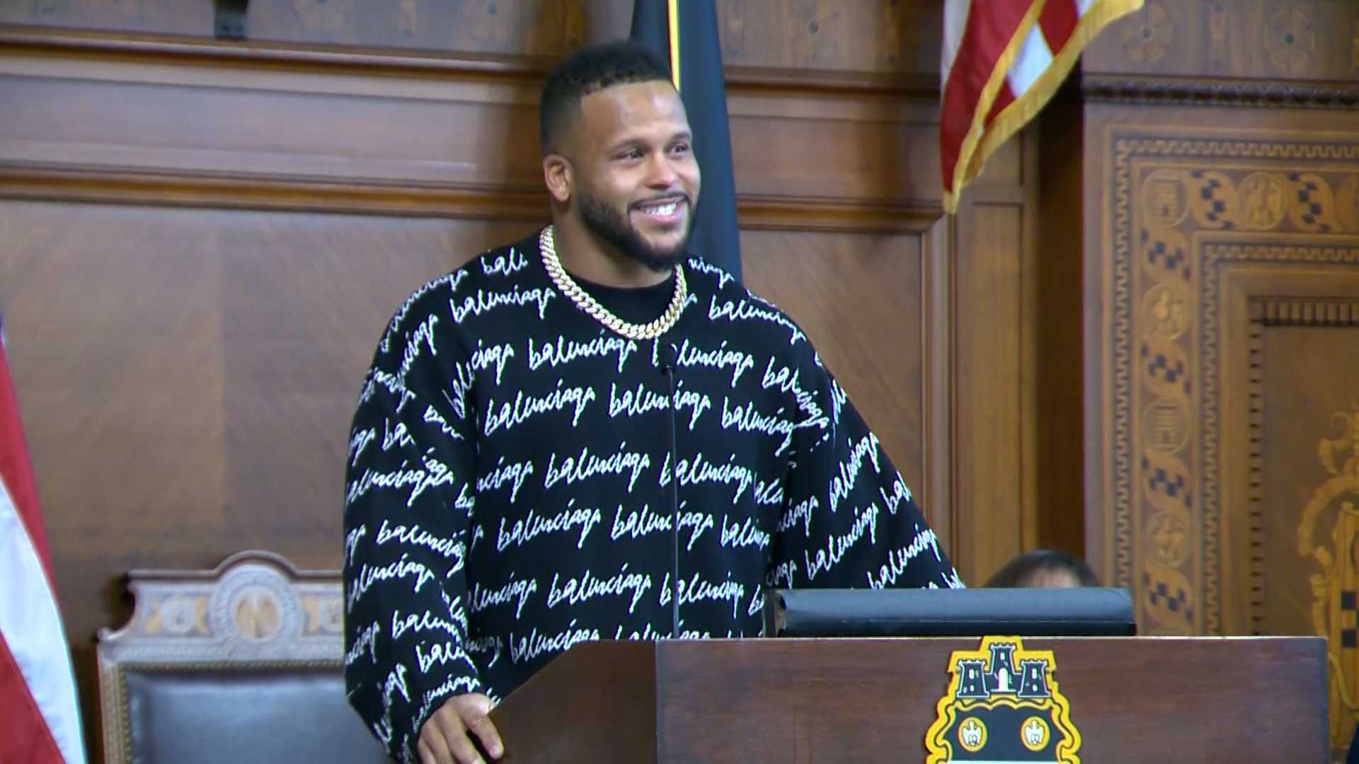 Today has been declared 'Aaron Donald Day' in Pittsburgh