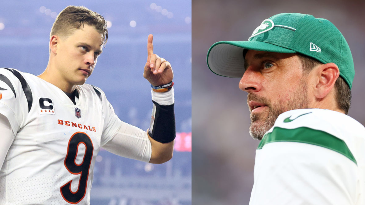 Jets' Aaron Rodgers Says Bengals' Joe Burrow Has Reached Out to Him About  Calf Injury