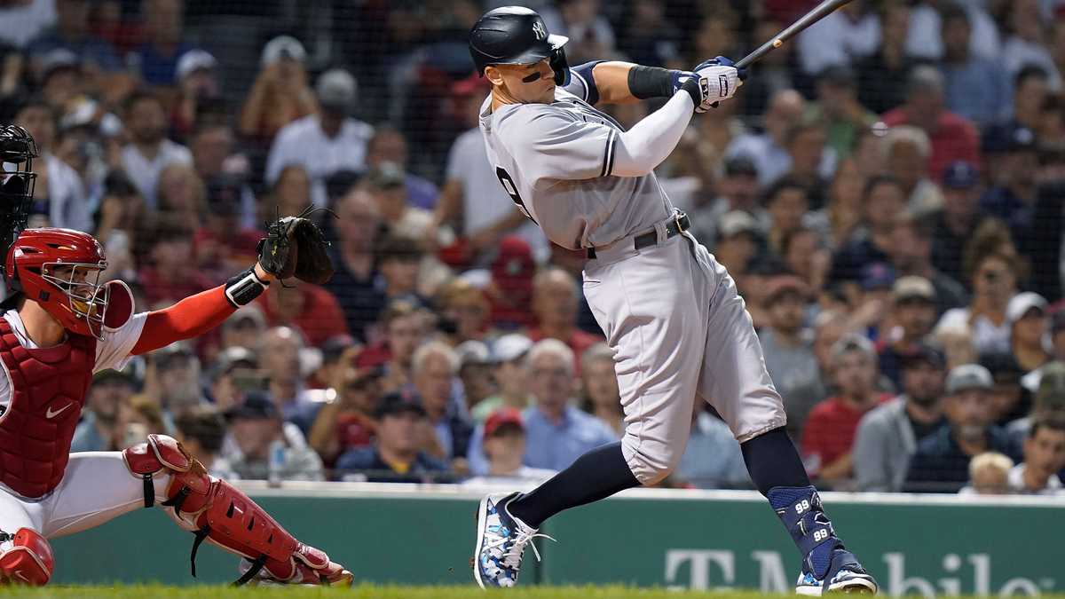 Aaron Judge connects again for MLB-best 54th home run as Yankees top Twins  - The Boston Globe