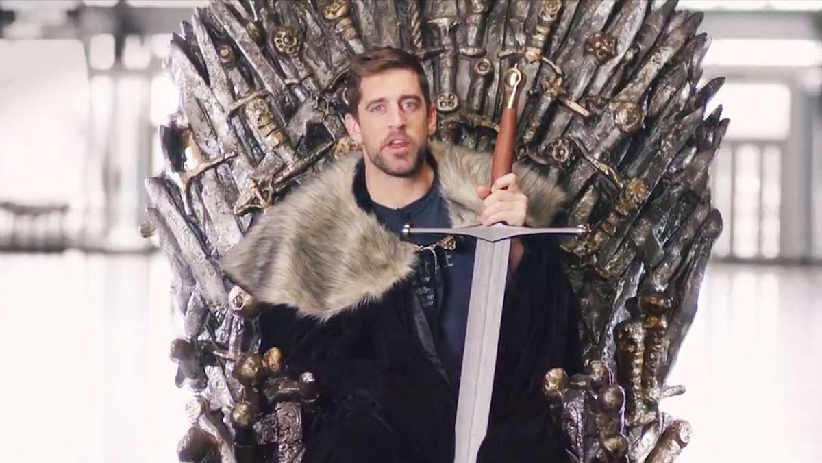 Aaron Rodgers latest celeb to make 'Game of Thrones' cameo