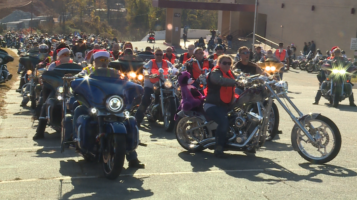 Hundreds of bikers give back in 32nd Annual Christmas Toy Run