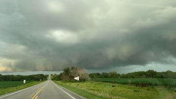storm over atlantic