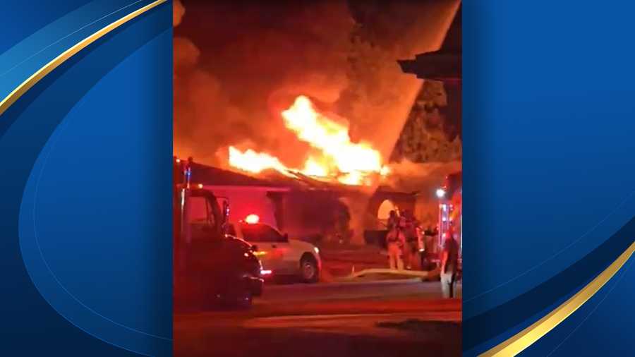house fire in port charlotte 1-13-25