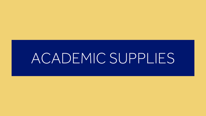 academic&#x20;supplies