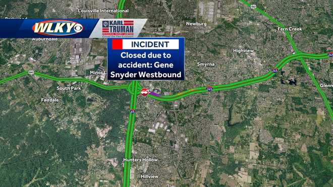 ﻿serious accident on the Gene Snyder