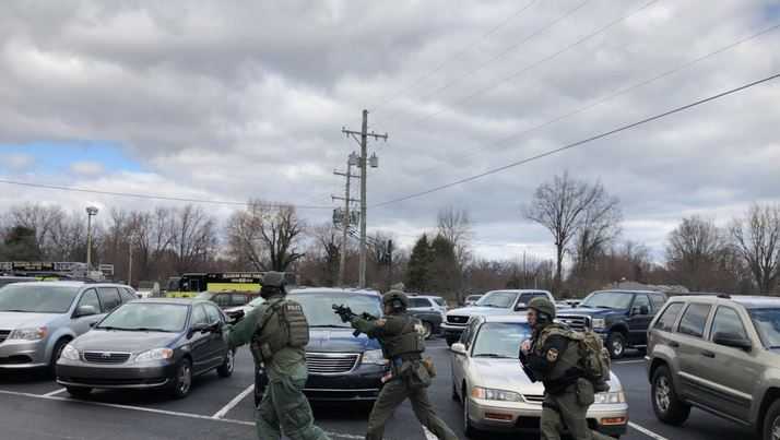 Multiagency active school shooter training held at Holy Cross High School
