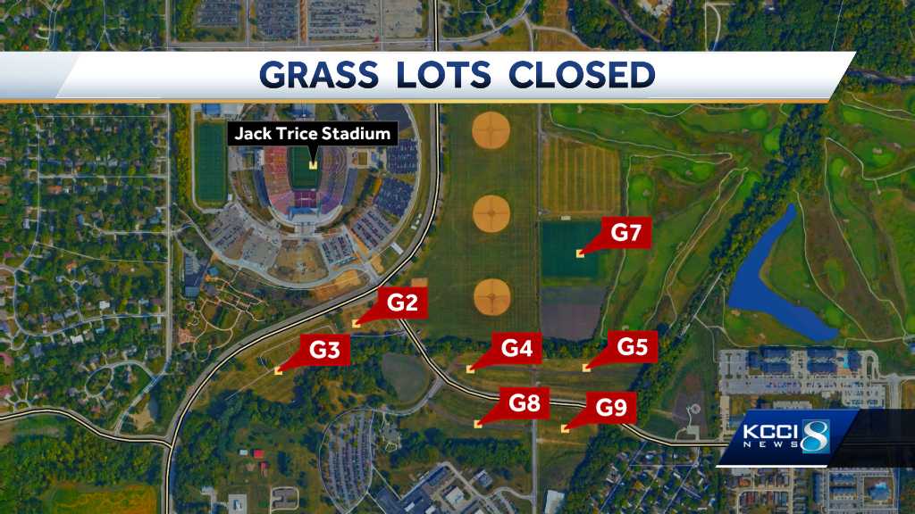 Lot closures announced ahead of ISU football game
